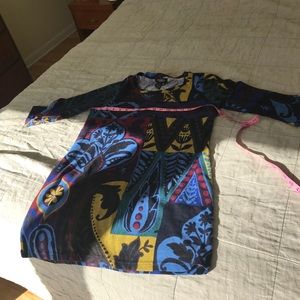 Papillon pre owned colorful long sweater size L